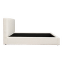 Cloud 43" Low Profile Eastern King Bed in Ivory Boucle Fabric