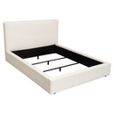 Cloud 43" Low Profile Eastern King Bed in Ivory Boucle Fabric