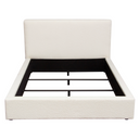 Cloud 43" Low Profile Eastern King Bed in Ivory Boucle Fabric