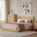 Elora Wood Bed – Timber