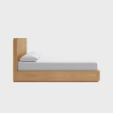 Elora Wood Bed – Timber