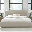 Tirimbina Chenille Upholstered Platform Bed