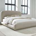 Tirimbina Chenille Upholstered Platform Bed