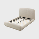 Tirimbina Chenille Upholstered Platform Bed