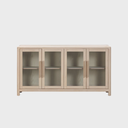 Liv Glass Door Ash Wood Sideboard