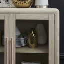 Liv Glass Door Ash Wood Sideboard
