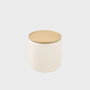 Oskar Lift Top Round End Table in Barley