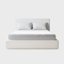 One Upholstered Footboard Storage Bed – Pearl