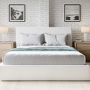 One Upholstered Footboard Storage Bed – Pearl