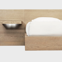 One Coastal Modern Live Edge Wall Bed