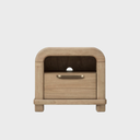 Kione One-Drawer Acacia Wood Nightstand