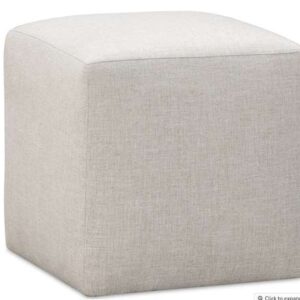 Square Ottoman, 19" x 19" x 19"